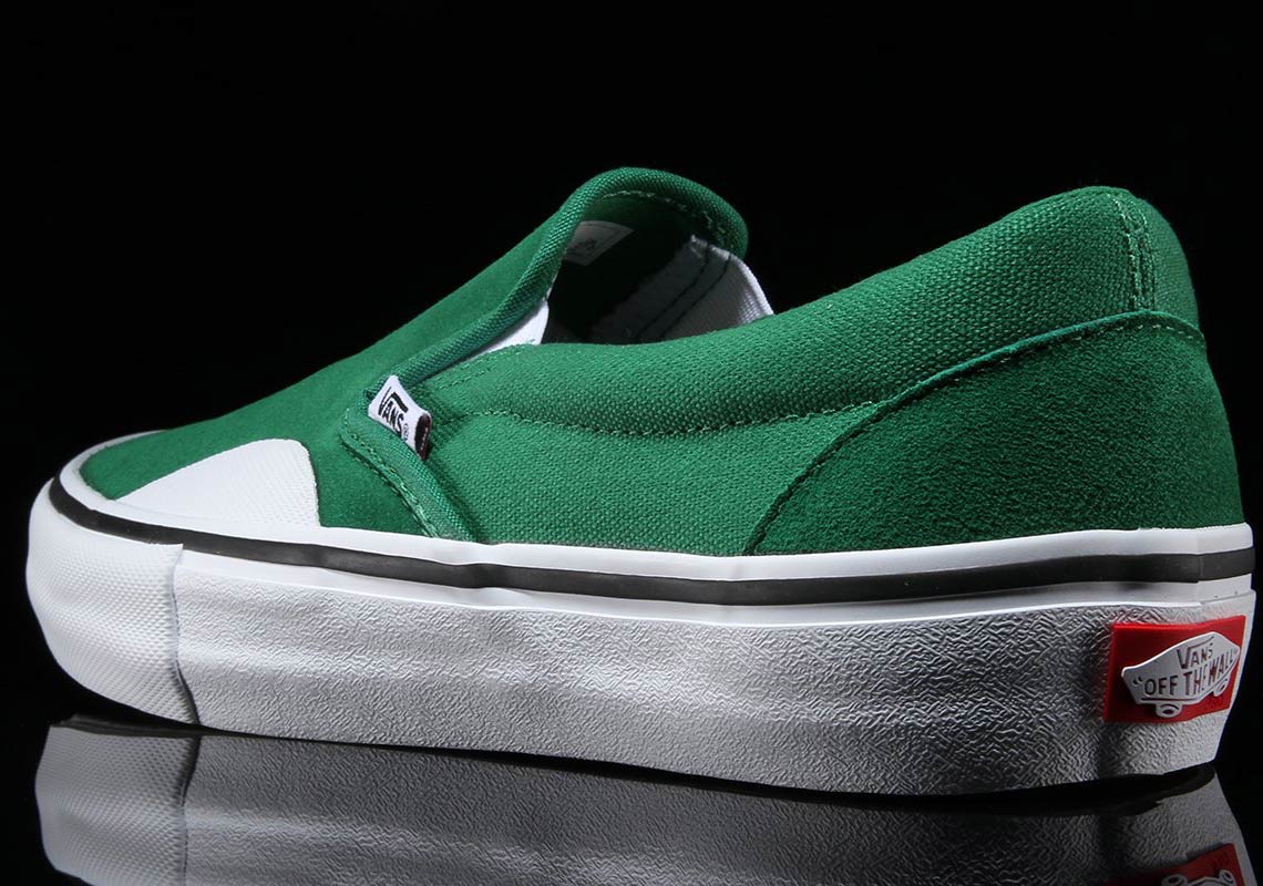 Vans Slip On Rubber Cap Green 1