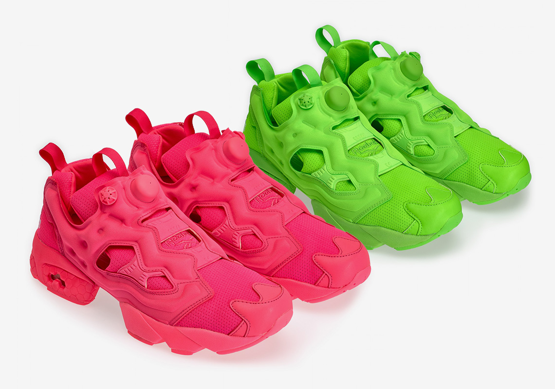 VETEMENTS And Reebok Drop Two Neon Instapump Fury Colorways