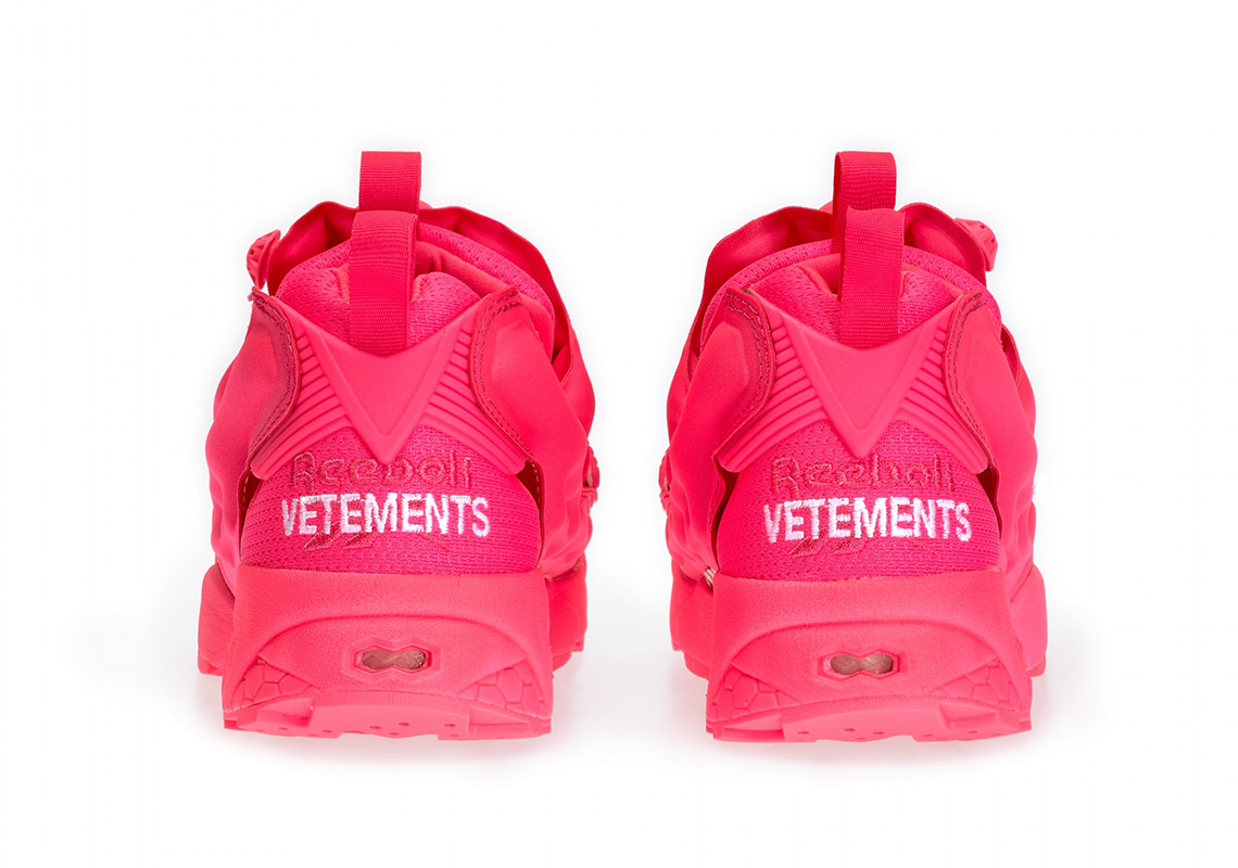 Vetements Reebok Instapump Fury Neon 4