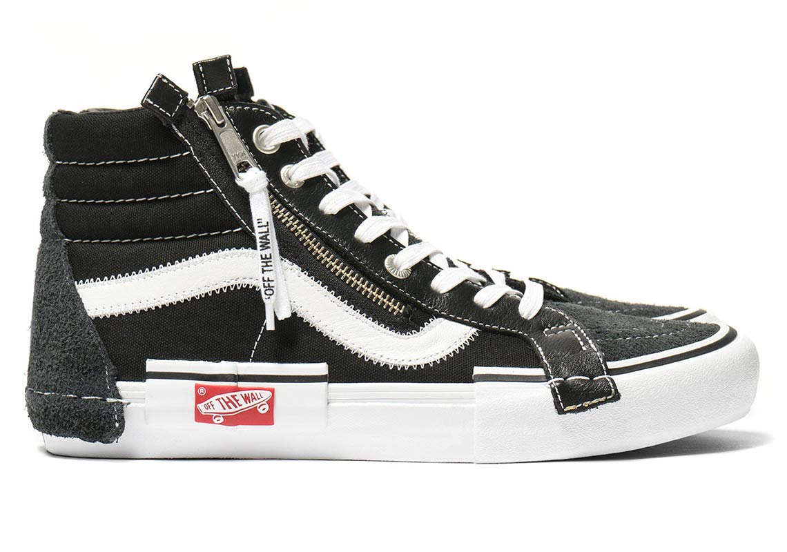 Virgil Abloh Vans Sk8 Hi Black 1