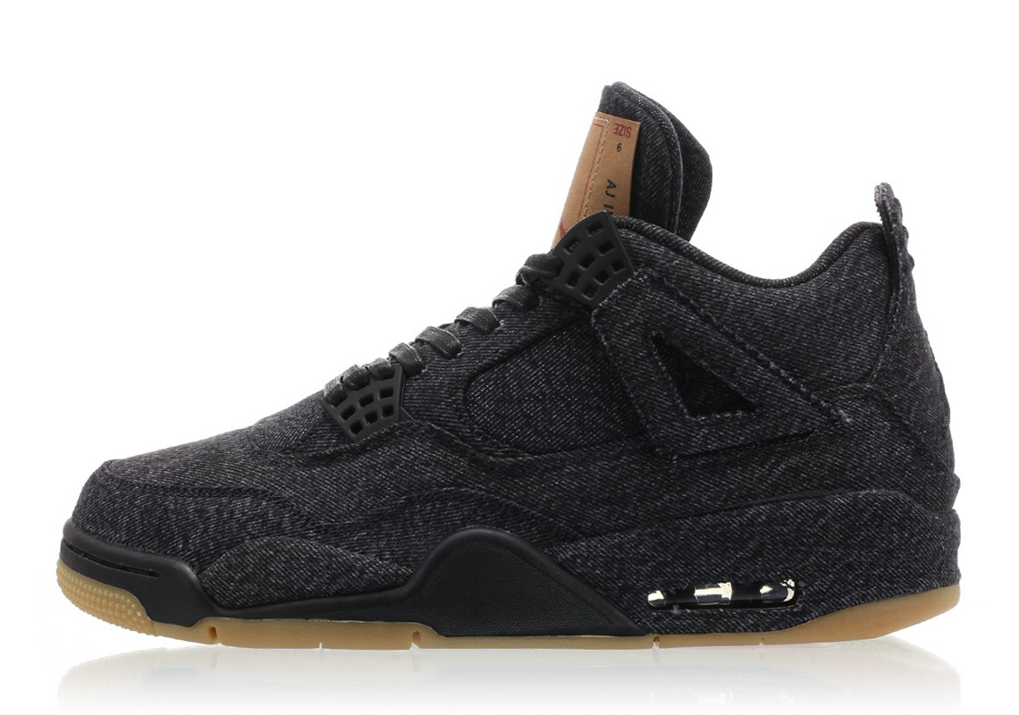 Where To Buy Levis Jordan 4 Black 1