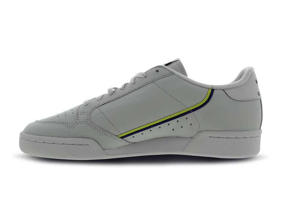 Adidas Continental 80 Grey Yellow 4