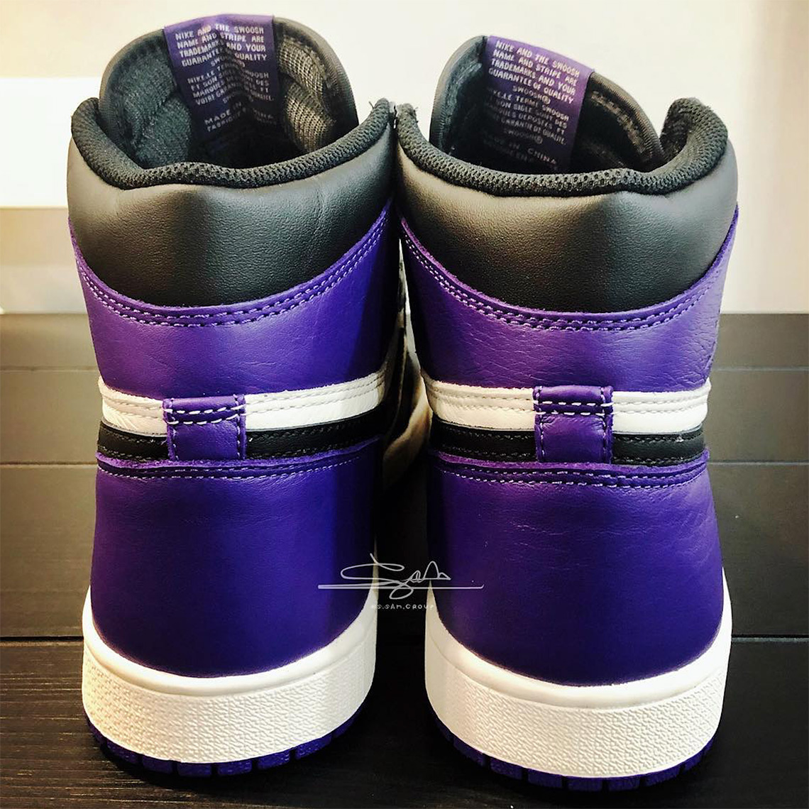 Air Jordan 1 Court Purple 11