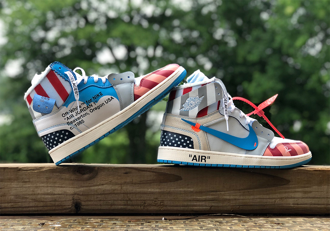 Air Jordan 1 Off White Parra Customs Mache 3