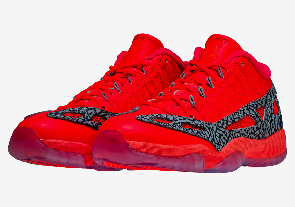 The Air Jordan 11 Low IE Returns In "Flash Crimson"