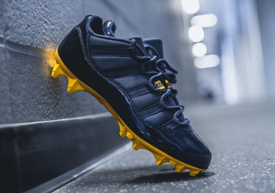 Michigan Football Reveals Air Jordan 11 Cleat PEs For 2018 Season