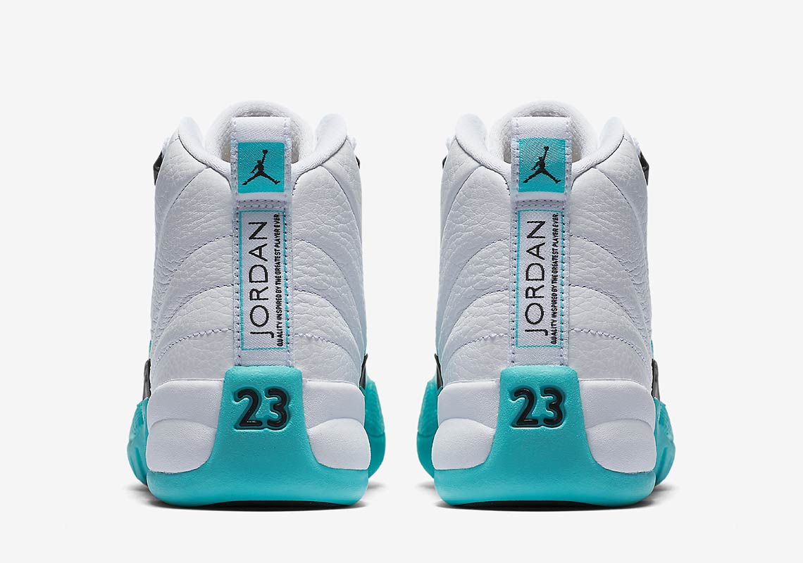 Air Jordan 12 Light Aqua 510815 100 6