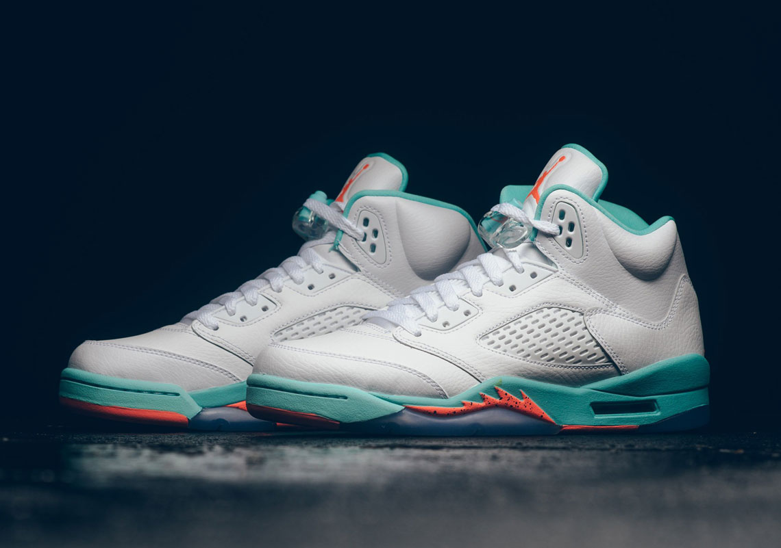 Air Jordan 5 Light Aqua Where To Buy 3