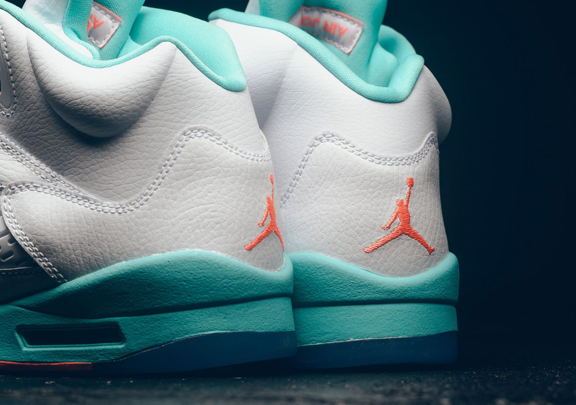 Air Jordan 5 Light Aqua Where To Buy 4
