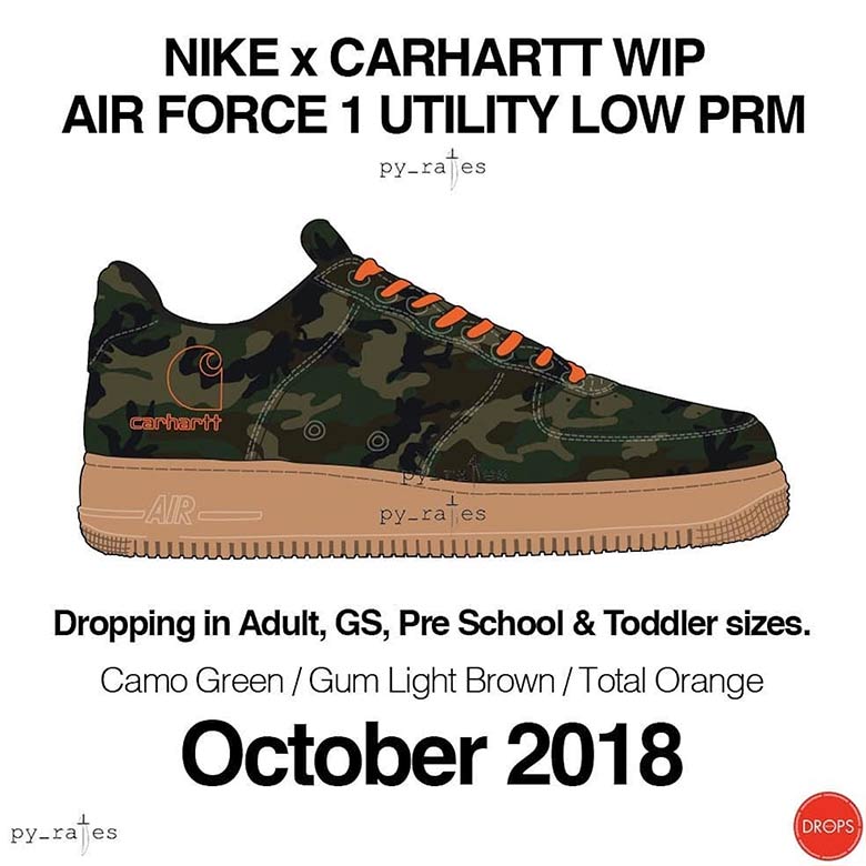 Carhartt Wip Nike Air Force 1 Utility Low