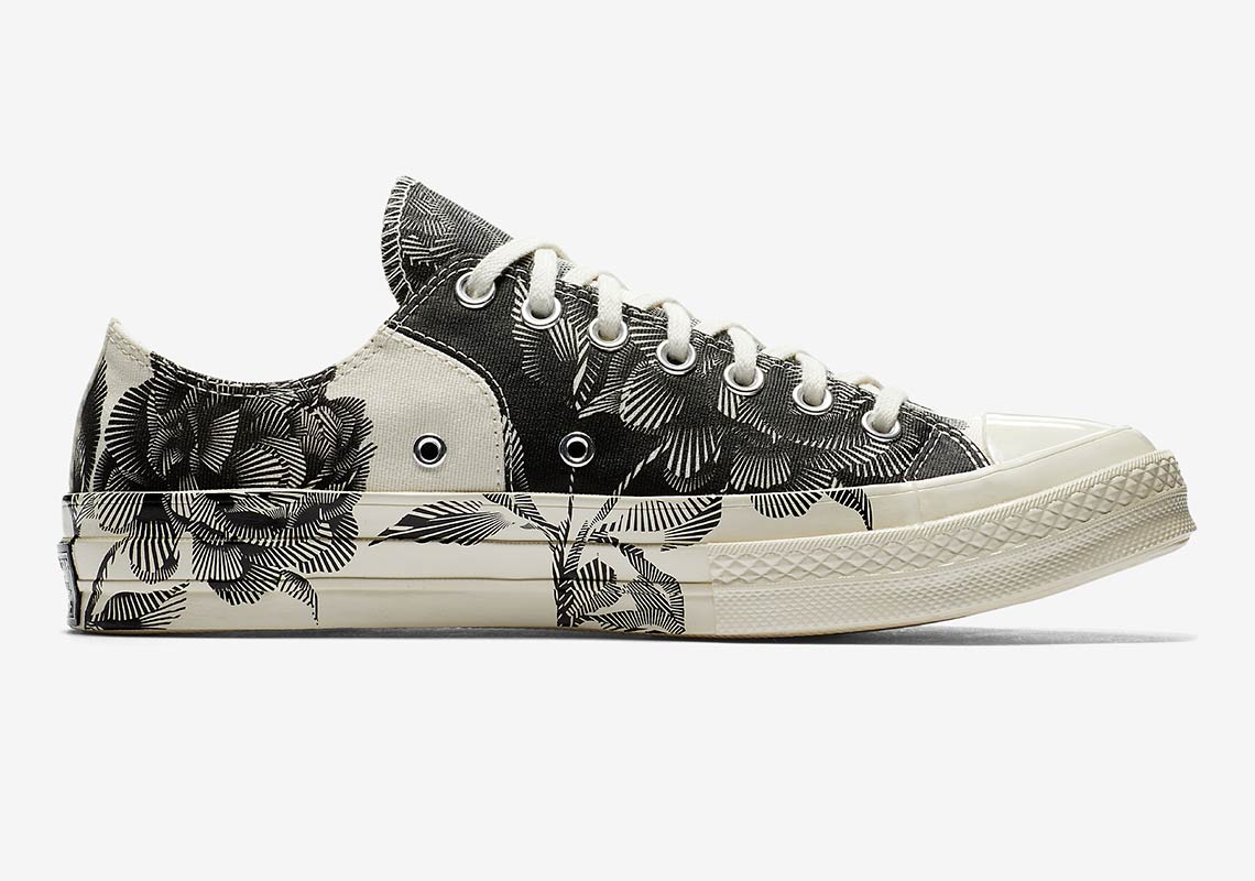 Converse Chuck 70 Low Porcelain Peony Black 3