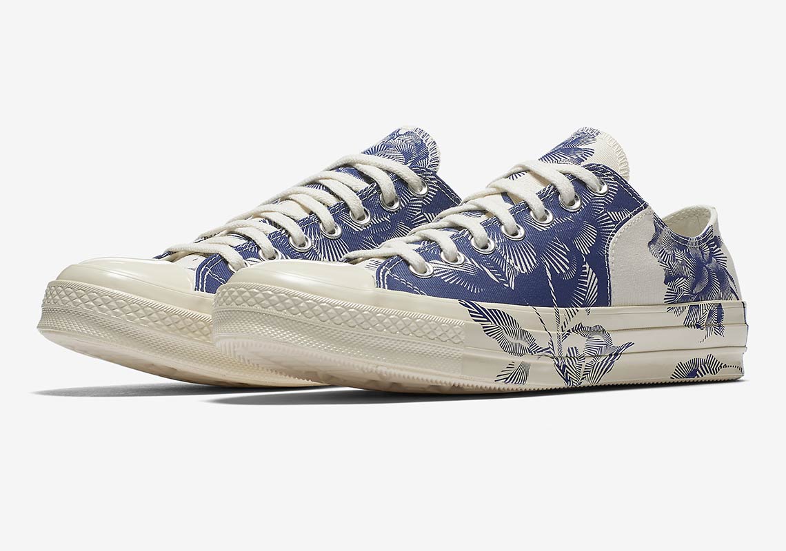 Converse Chuck 70 Low Porcelain Peony Blue 5