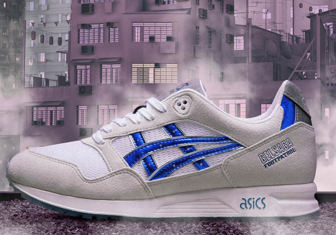 Footpatrol Asics Gel Saga Gundam White Blue 2