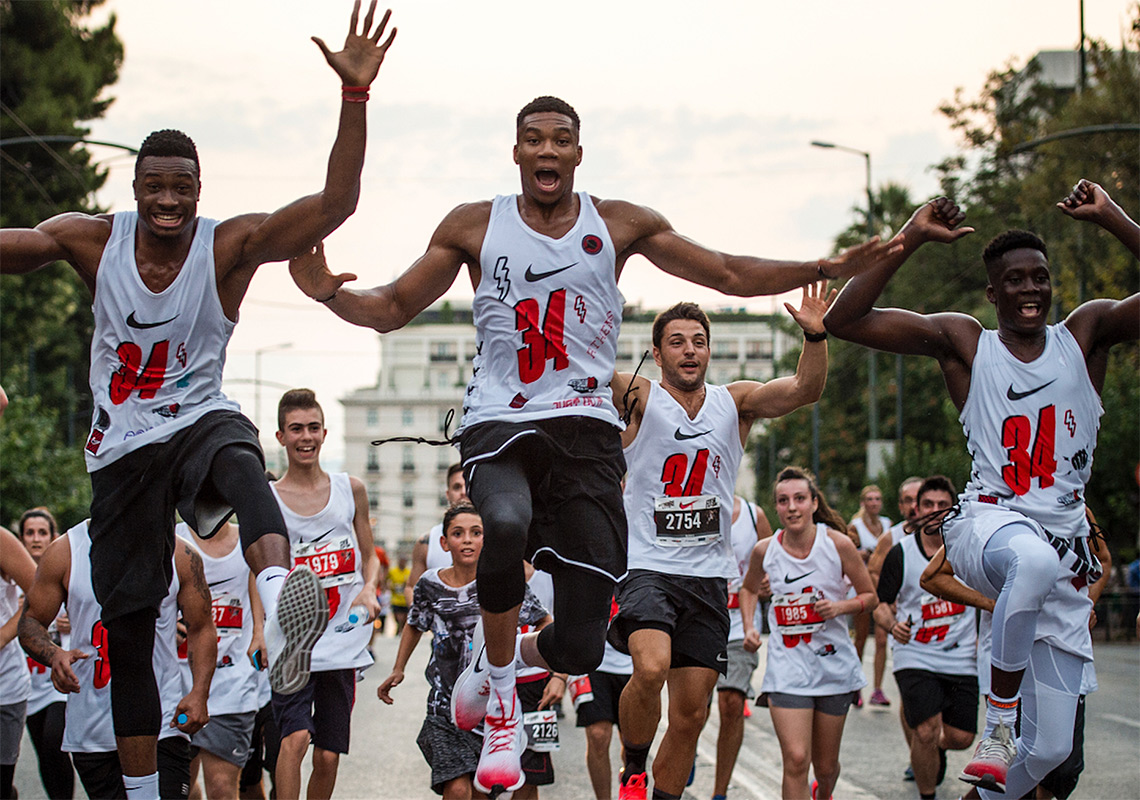 Giannis Antetokounmpo Nike Running Event 2