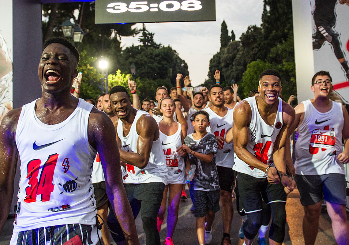 Giannis Antetokounmpo Nike Running Event 3