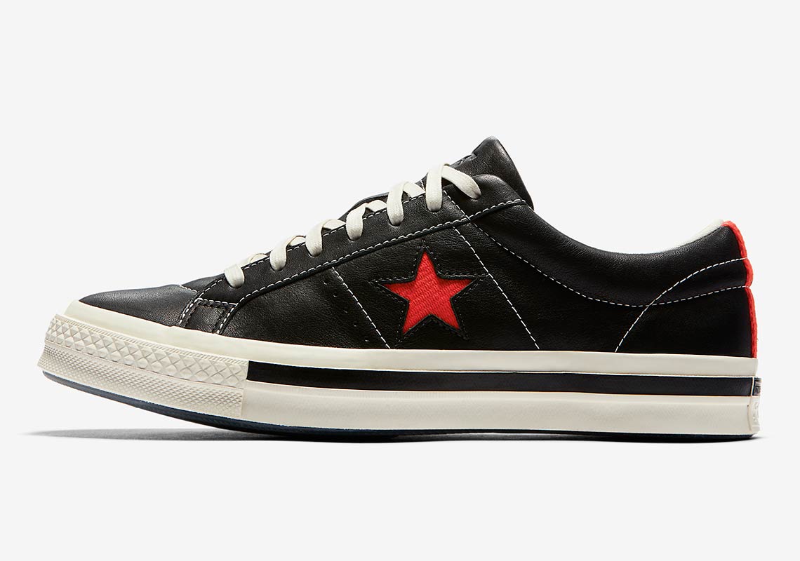 Kasina Converse One Star Black Red 1