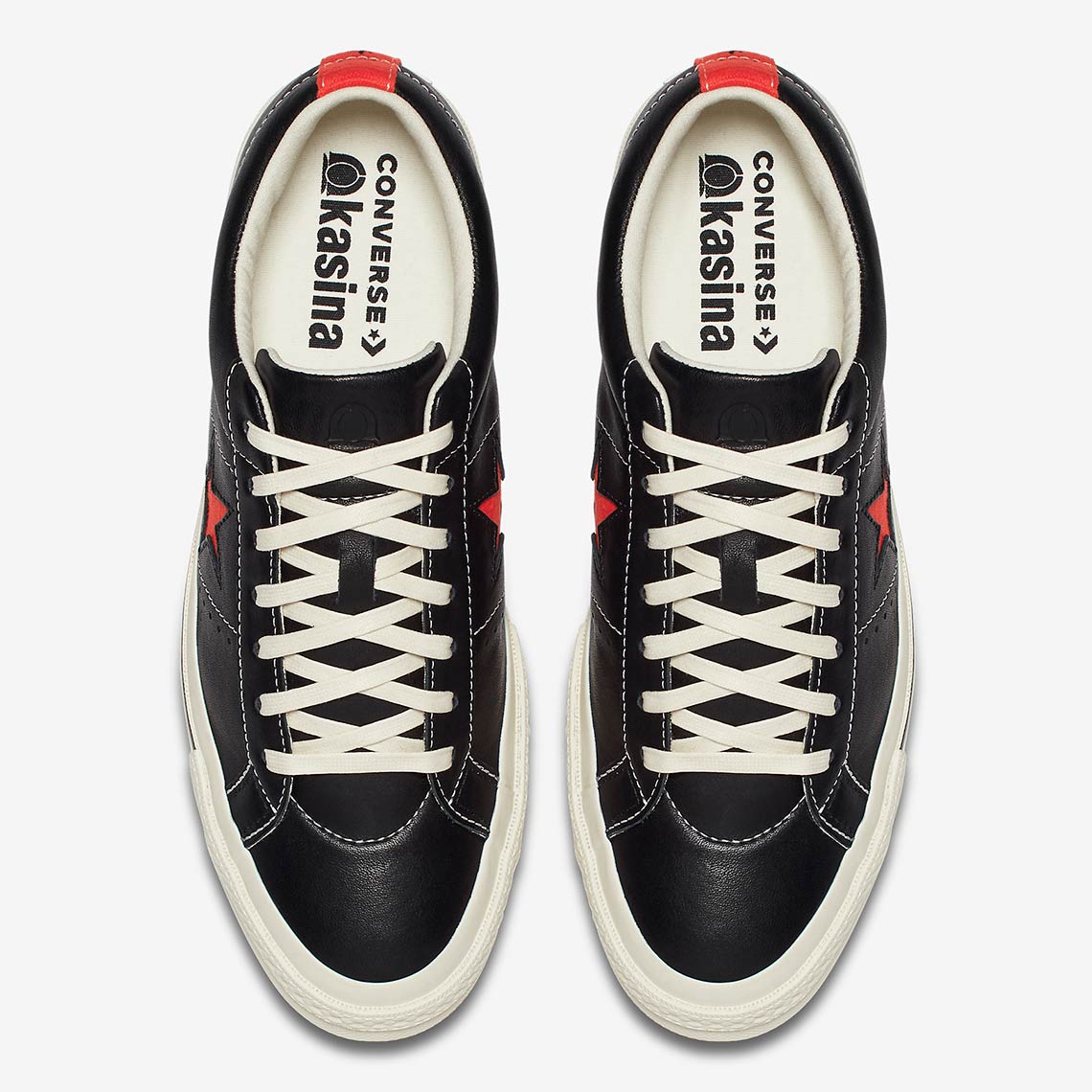 Kasina Converse One Star Black Red 2