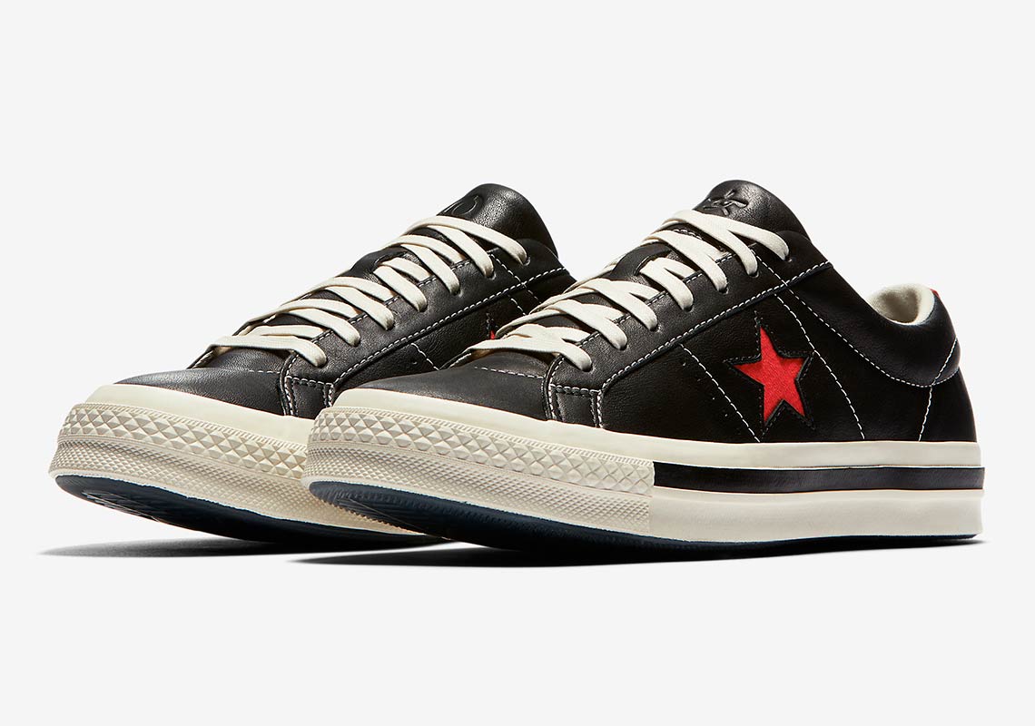 Kasina Converse One Star Black Red 3