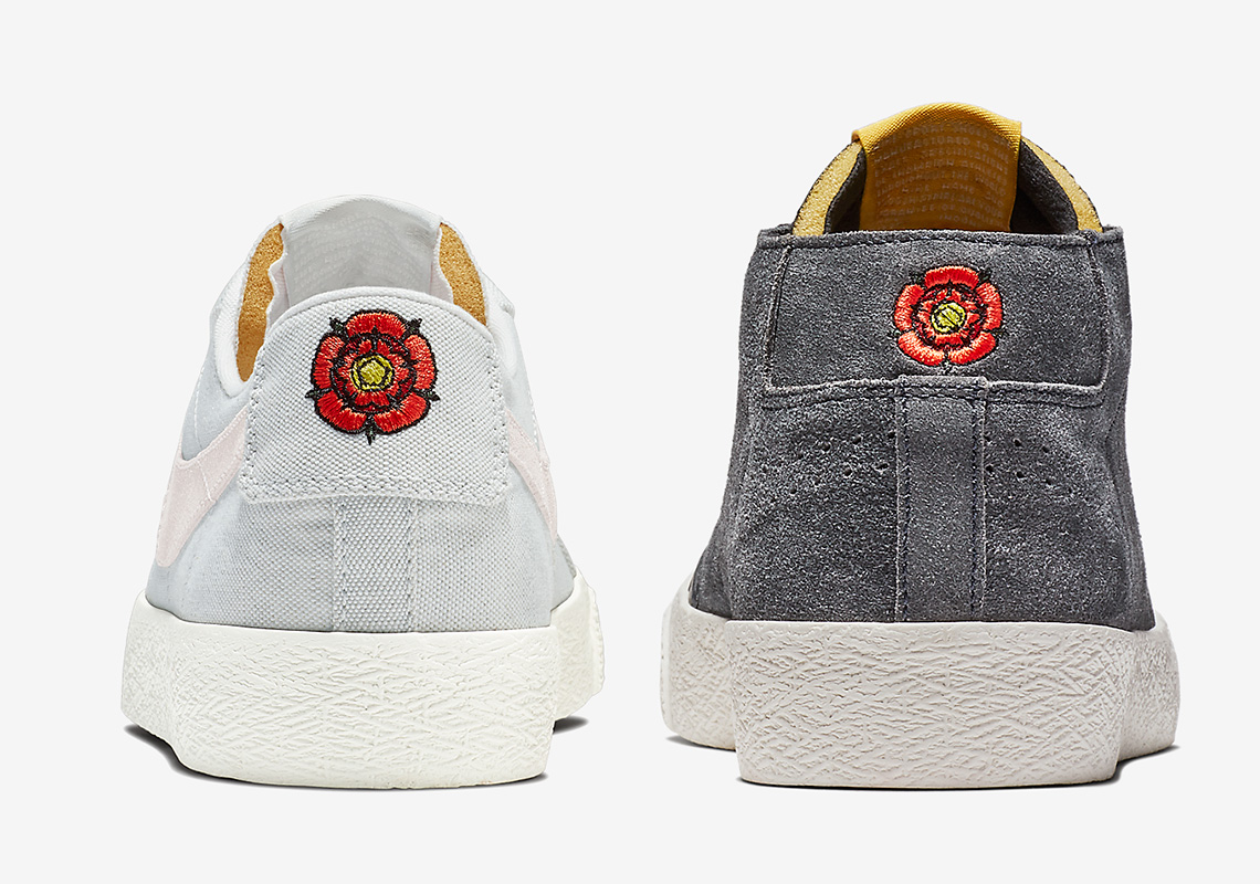 Lance Mountain's Nike Blazer "English Rose" Pack Comes In Two Other Styles