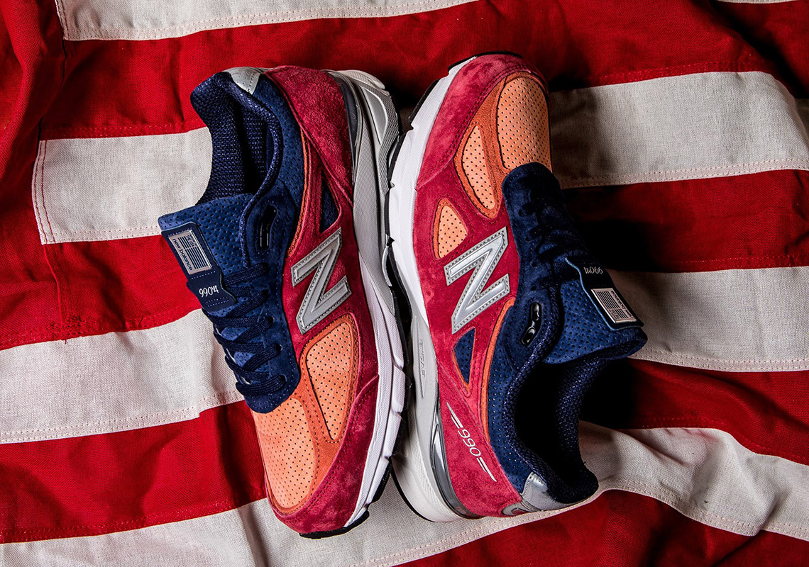 The New Balance 990v4 Goes Patriotic For Summer