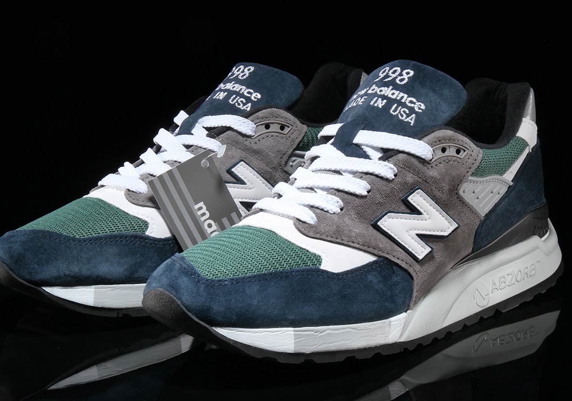 New Balance 998 Teal Navy 2