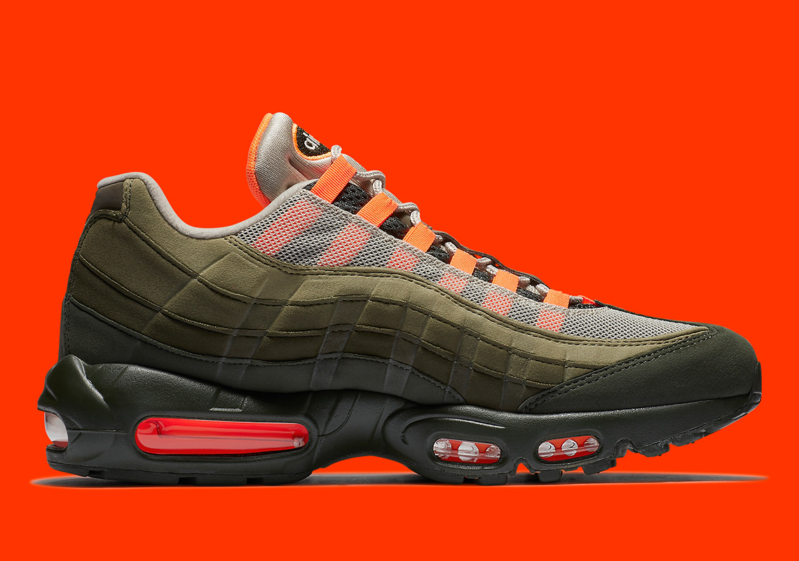 Nike Air Max 95 Og String Total Orange Neutral Olive At2865 200 3