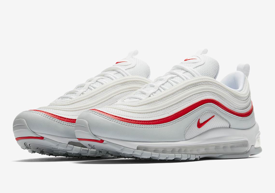 Nike Air Max 97 White Red Ar5531 002 5