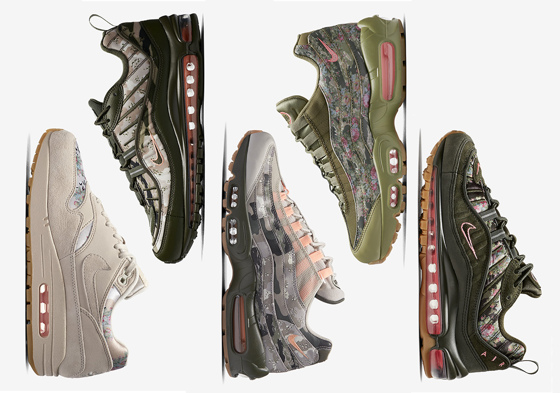 Nike Air Max “Floral And Camo” Collection Releases This Saturday