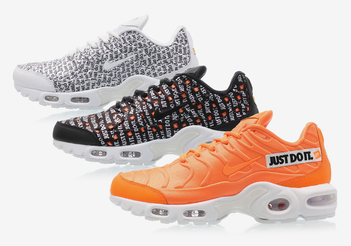 The Nike Air Max Plus "Just Do It" Pack Is Dropping Next Week