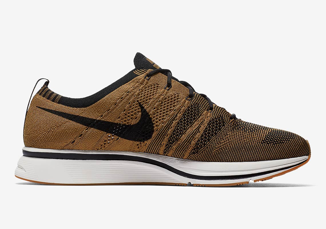 Nike Flyknit Trainer Golden Beige Ah8396 203 3