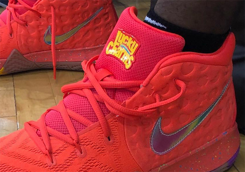 Up Close With The Nike Kyrie 4  "Lucky Charms"