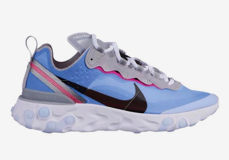 Nike React Element 87 Blue Pink 1