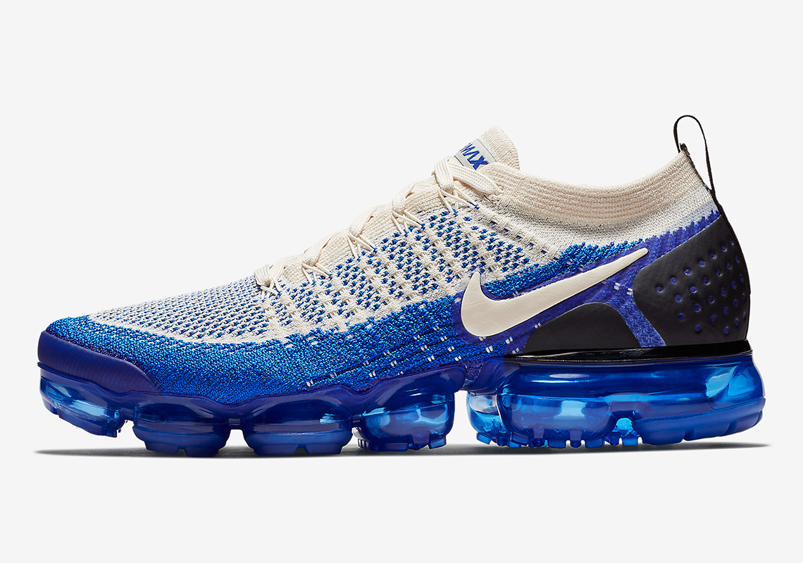 Nike Vapormax Flyknit 2 In Cream And Racer Blue Releases Soon