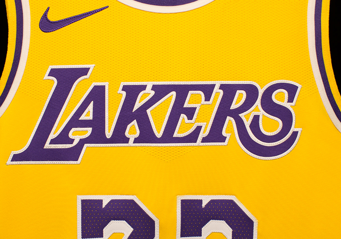 Showtime Lakers Lebron Jersey 4