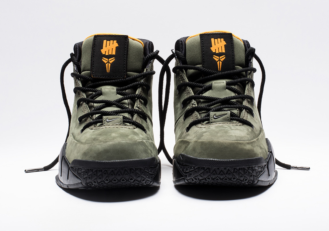 Undefeated Nike Zoom Kobe 1 Protro Olive Flight Jacket Japan 6