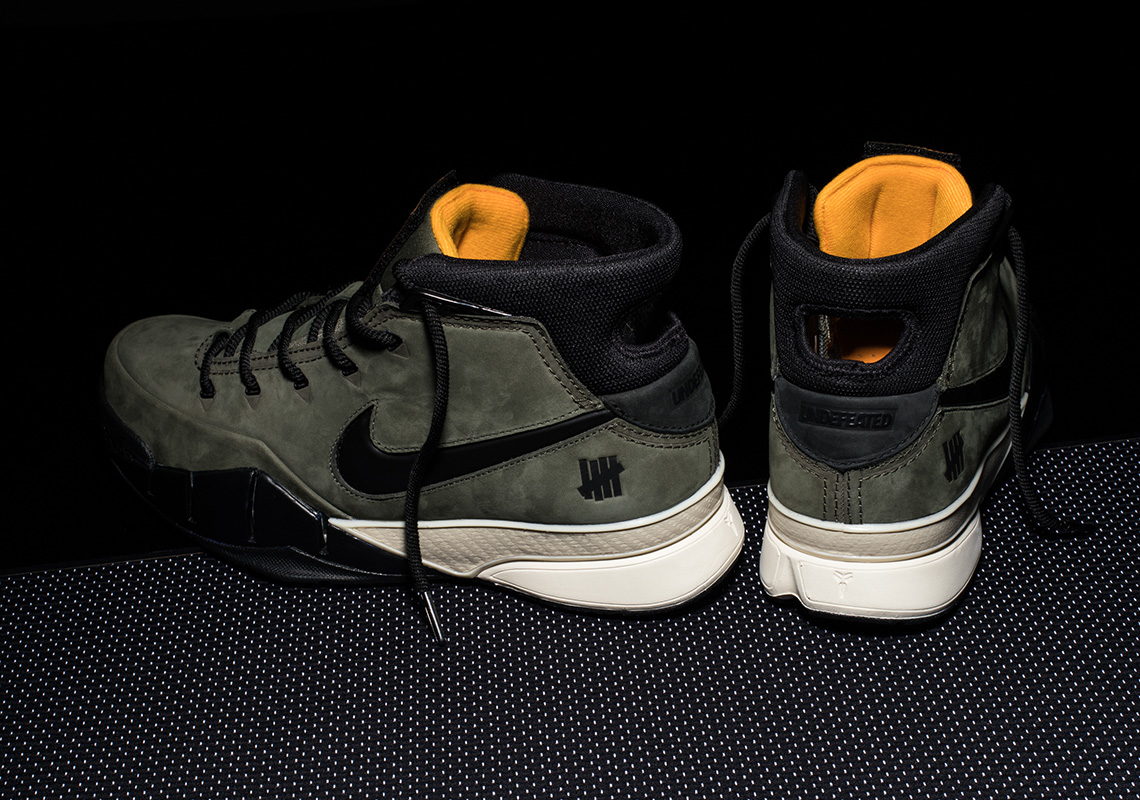 Undefeated Nike Zoom Kobe 1 Protro Olive Flight Jacket Japan 7