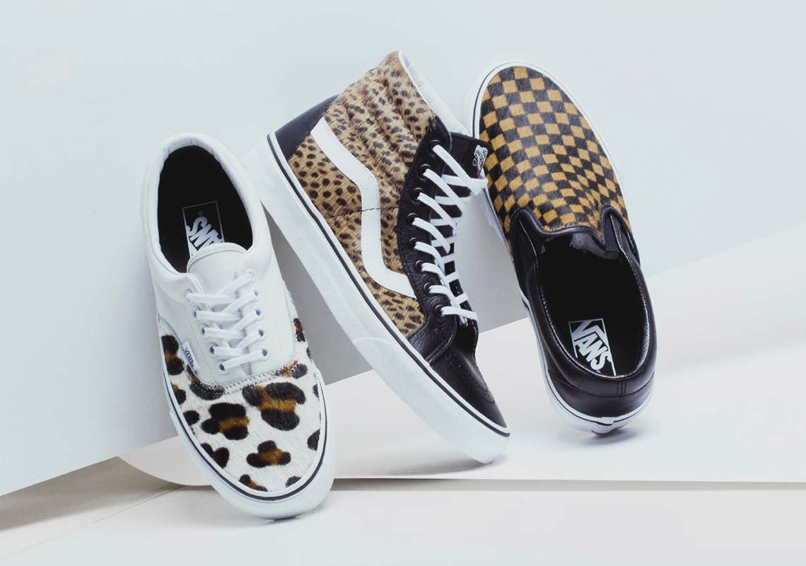 Animal Prints Arrive On The Vans "Calf Hair" Pack