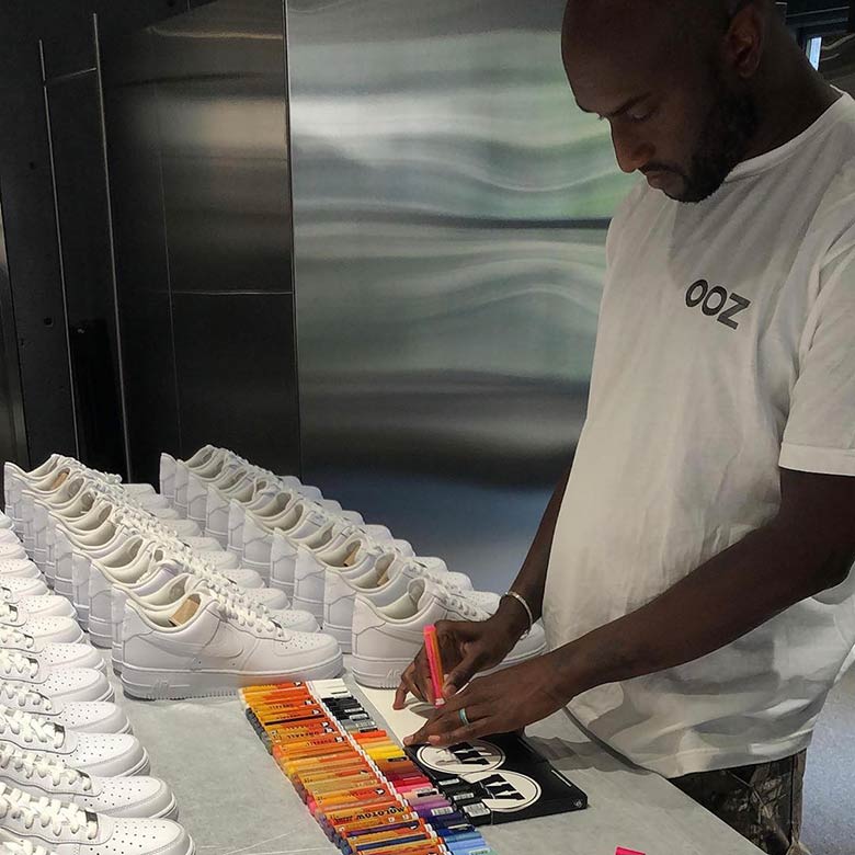 Virgil Abloh Ssense Custom Air Force 1 1