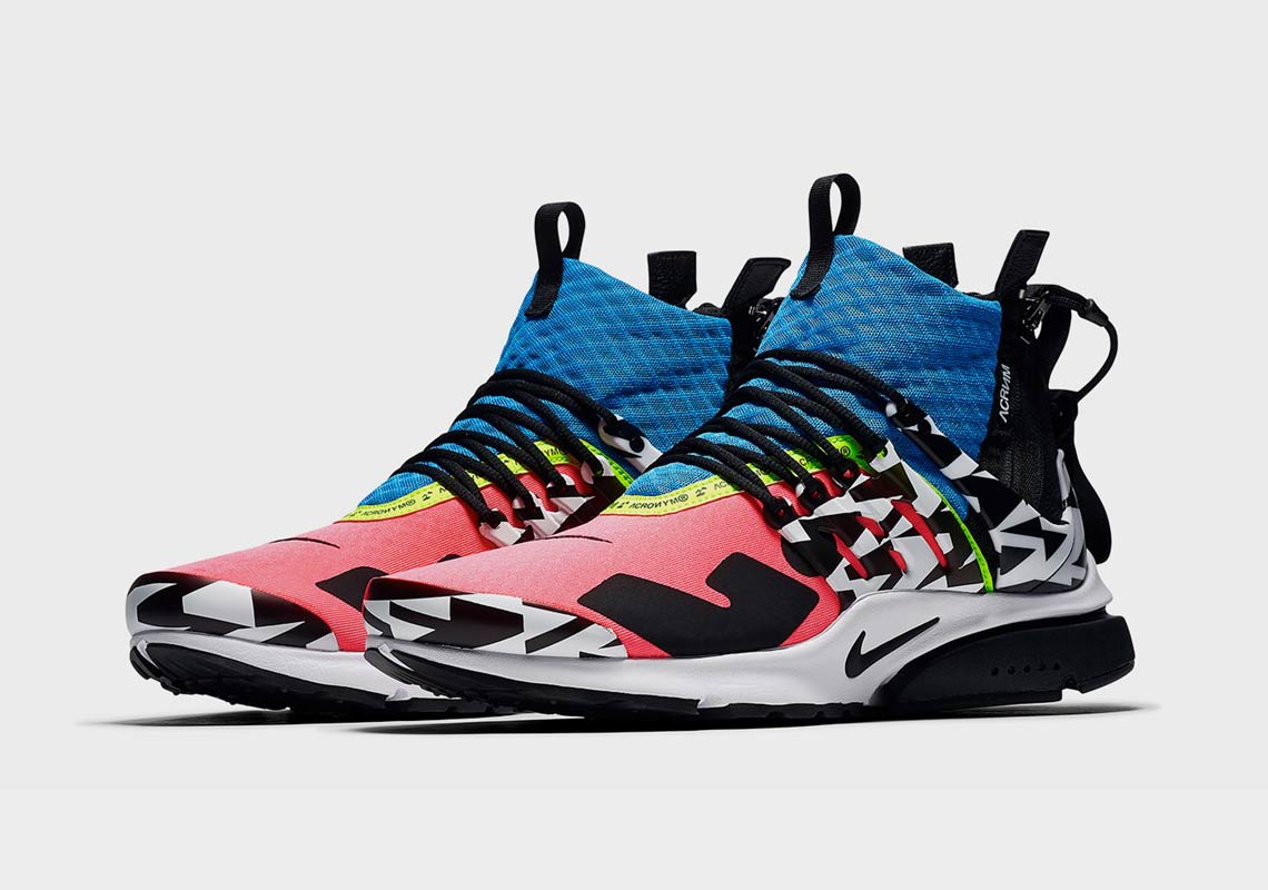 Acronym Nike Presto Mid Pink Blue Ah7832 600 5