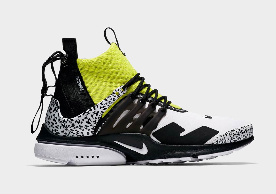 Acronym Nike Presto Mid White Volt Ah7832 100 3