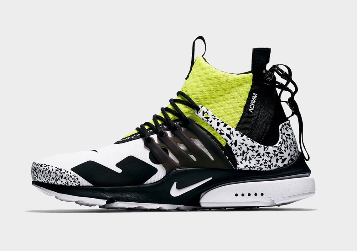 Acronym Nike Presto Mid White Volt Ah7832 100 4