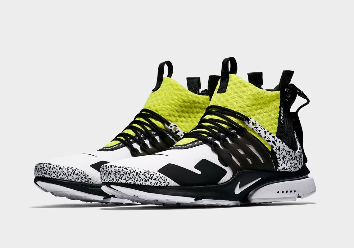 Acronym Nike Presto Mid White Volt Ah7832 100 7