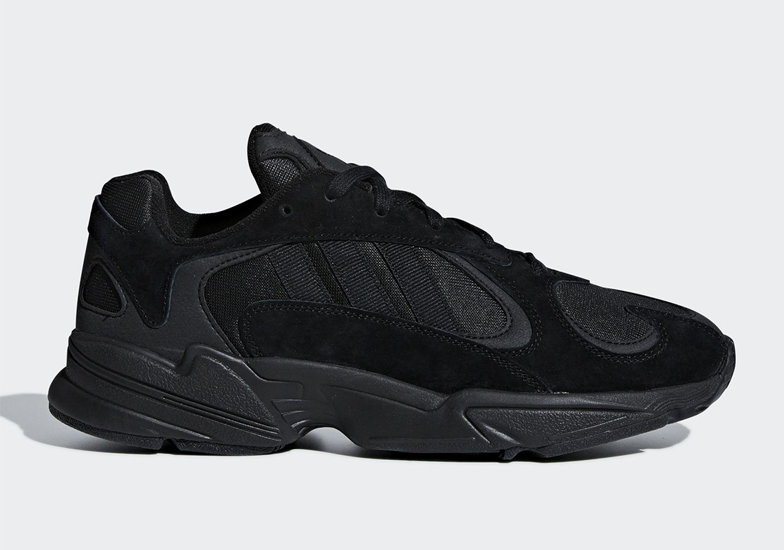 The adidas YUNG-1 Gets The Triple Black Look