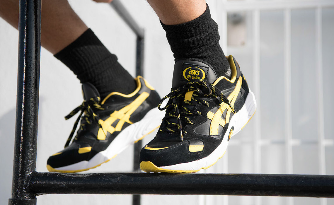 Asics Gel Diablo Welcome To The Dojo Black Yellow 1