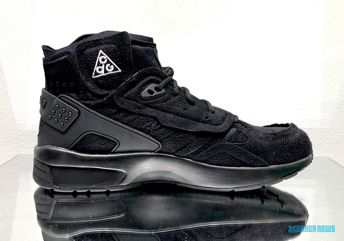 Cdg Nike Mowabb Black Photos 3