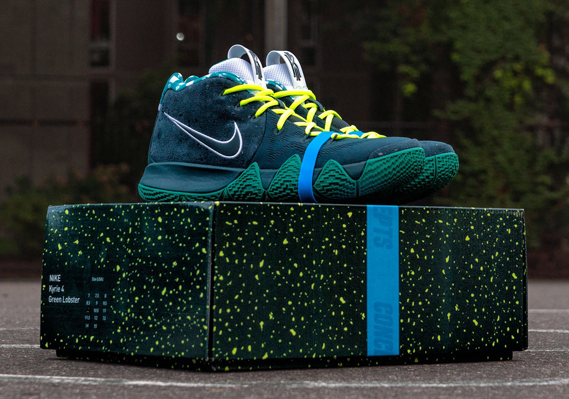 How To Get The Concepts x Nike Kyrie 4 "Green Lobster"