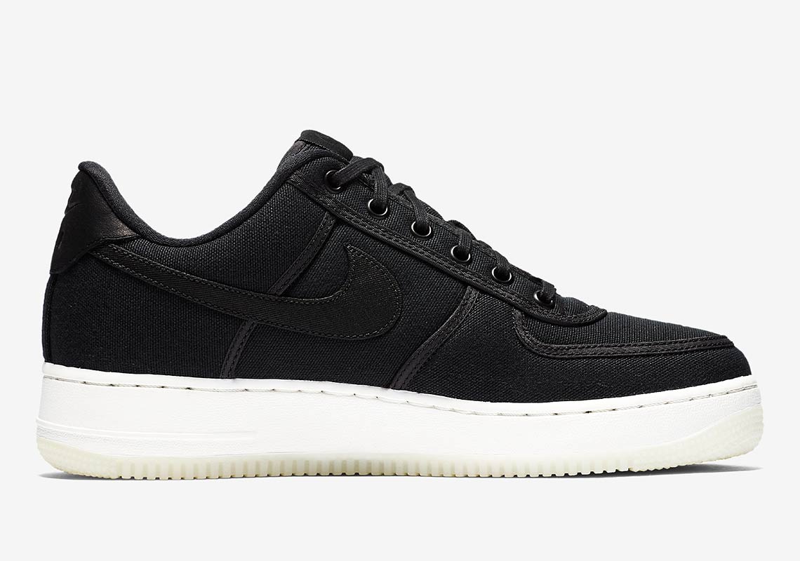 Nike Air Force 1 Low Canvas Black Ah1067 004 6