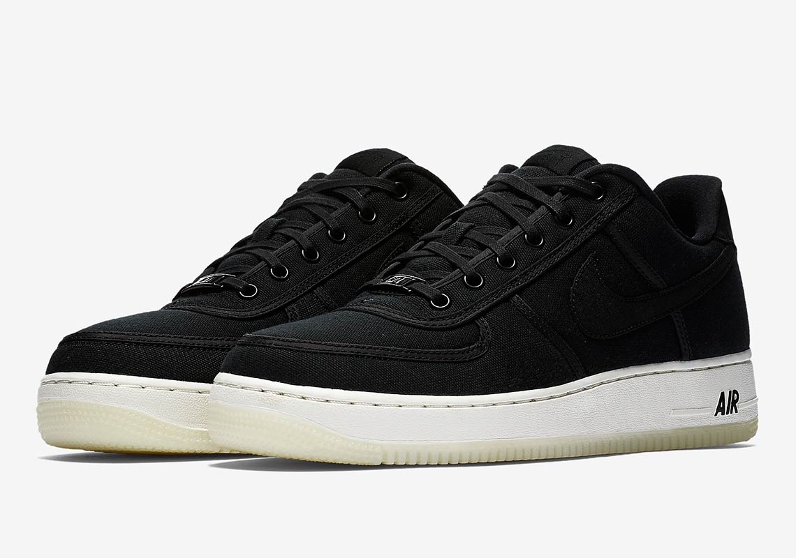 Nike Air Force 1 Low Canvas Black Ah1067 004 7