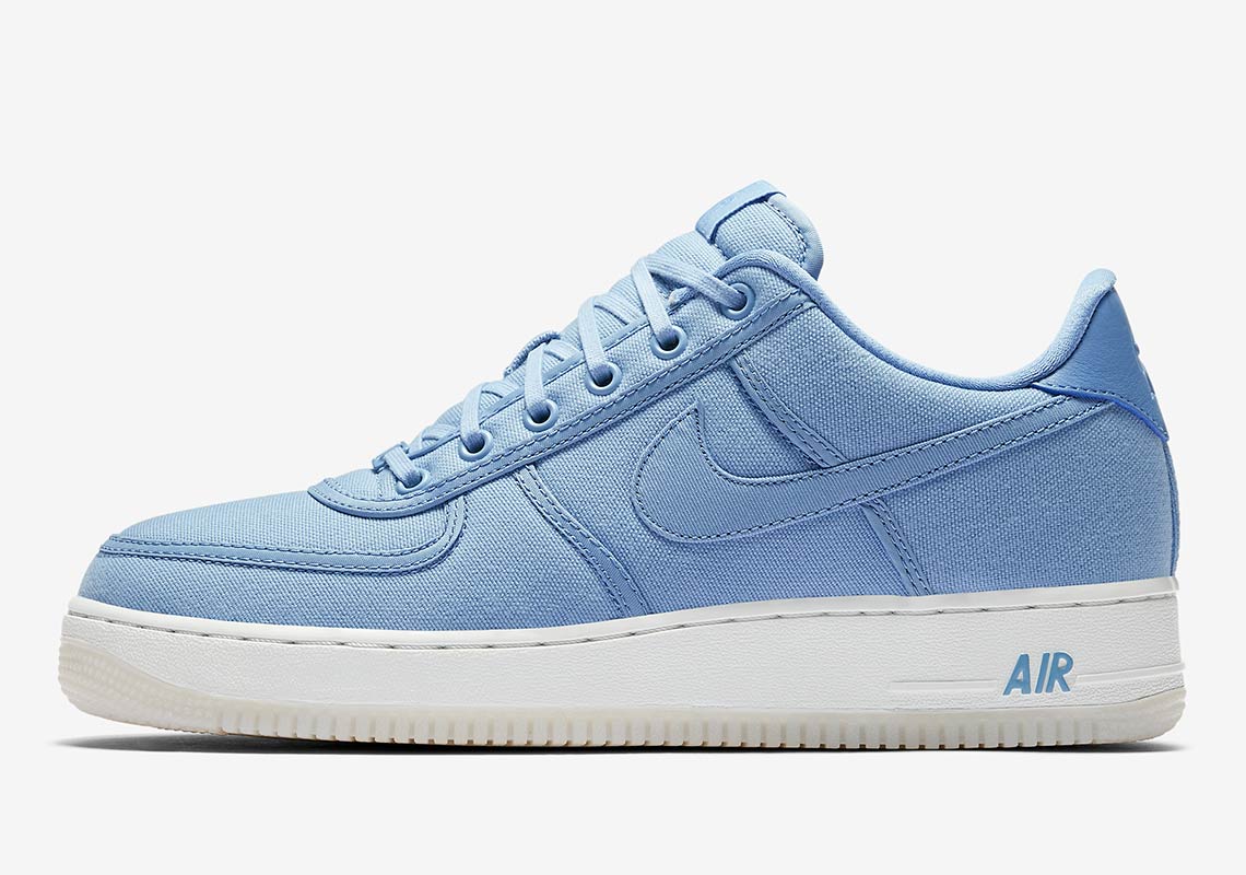 Nike Air Force 1 Low Canvas Light Blue Ah1067 401 7