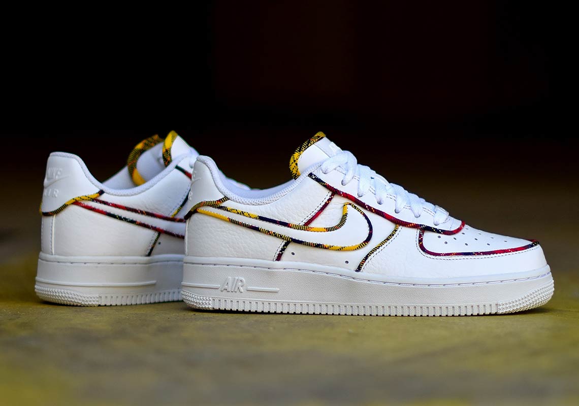 Nike Air Force 1 Low Tartan Av8218 100 3